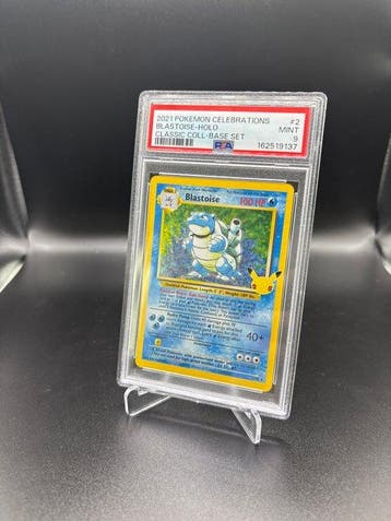 Pokémon - 1 Graded card - Tortank #2 Celebrations Foil - PSA