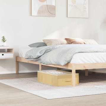 vidaXL Opbergdoos met transparant bovenraam 6 st Nonwoven, Doe-het-zelf en Bouw, Kratten en Dozen, Verzenden, Nieuw