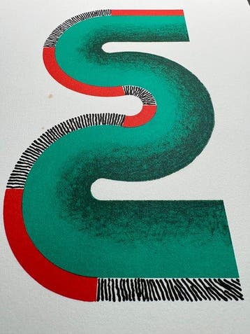 Kumi Sugai (1919-1996) - “S-Curve” – E.A. – Original Print