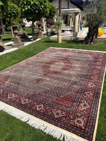 XXL Tabriz kork laine avec soie sur soie - Tapis - 450 cm -