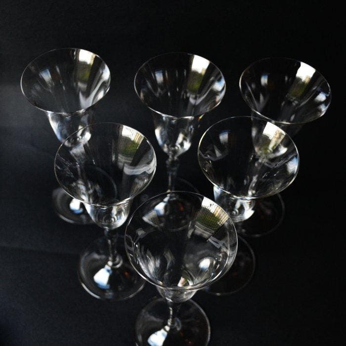 A.D. Copier - Wijnglas (6) - Glas - Servies Romanda, Antiquités & Art, Antiquités | Verre & Cristal