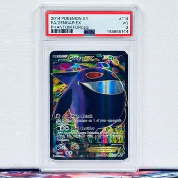 Pokémon Graded card - FA/GENGAR EX #114 - Pokémon - PSA 3, Nieuw