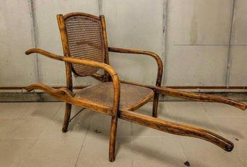 Thonet - Michael Thonet - Chaise - 6991 - Chaise funéraire /, Antiek en Kunst