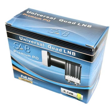 SAB Premium QUAD LNB, TV, Hi-fi & Vidéo, Antennes paroboliques, Ophalen of Verzenden