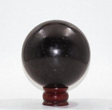 Magnifique sphère cristalline de tourmaline noire 140 mm –