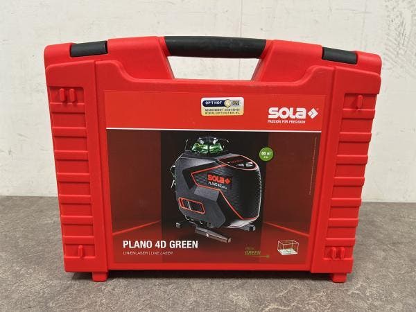 Veiling - Sola kruislijnlaser PLANO 4D GREEN 360°, Doe-het-zelf en Bouw, Meetapparatuur