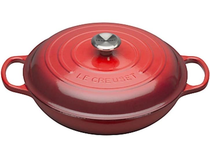 Le Creuset Campagnard - Braadpan - Ø30 cm - Gietijzer -, Huis en Inrichting, Keuken | Potten en Pannen, Zo goed als nieuw, Verzenden