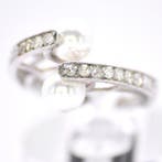 Ring Platina - 2.77ct. tw. Diamant (Natuurlijk) - Parel -, Nieuw