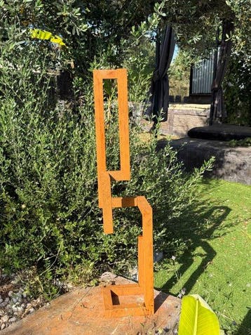 Ana Lucia B.M - Sculpture Corten - XL - No Reserve