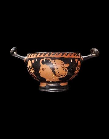 Oudgrieks - Kylix met rode figuren - Fashion Lady - 400