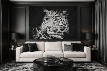 ARAZZO Leopardo delle Nevi in Gobelinweefsel - 110x140 cm