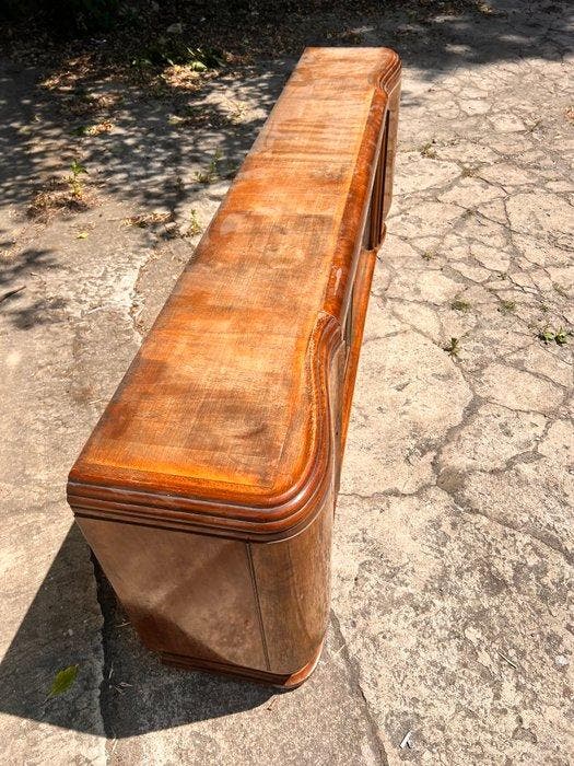 Credenza - Walnoot, Hout, fineer, Antiek en Kunst, Kunst | Designobjecten