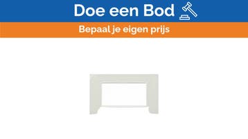 Bieden: Vimar Eikon 4-Module Electrical Faceplate - White P, Ophalen of Verzenden, Nieuw