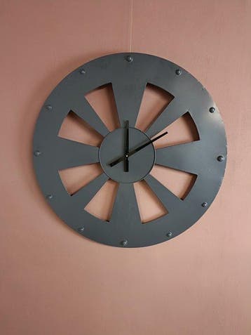 Horloge - Industrial Acier - 2020 et après, Antiquités & Art