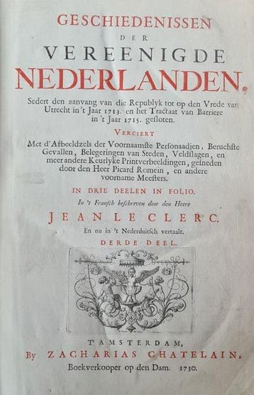 Jean le Clerc - Geschiedenissen der vereenigde Nederlanden -