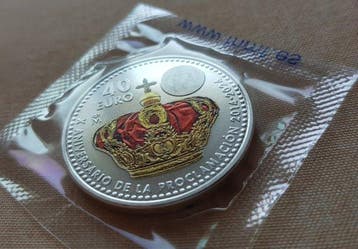 Spanje. 40 Euro 2024 Felipe VI (Zonder minimumprijs)