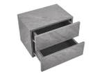 Veiling - Zwevend Nachtkastje - 40 x 29 x 30 cm - Grijs - 2, Huis en Inrichting, Slaapkamer | Nachtkastjes, Nieuw