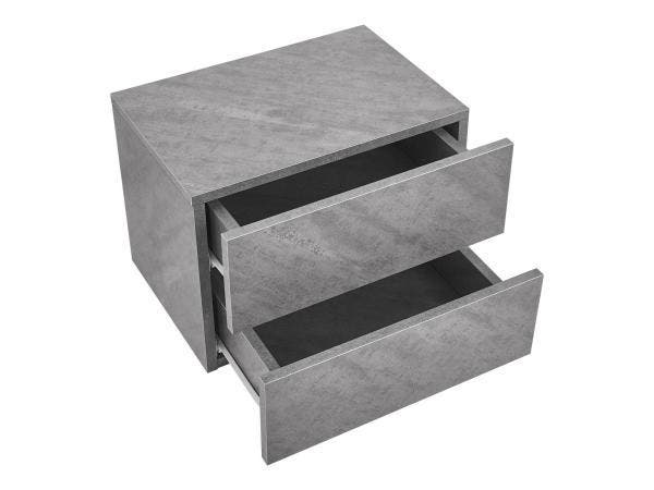 Veiling - Zwevend Nachtkastje - 40 x 29 x 30 cm - Grijs - 2, Maison & Meubles, Chambre à coucher | Tables de chevet