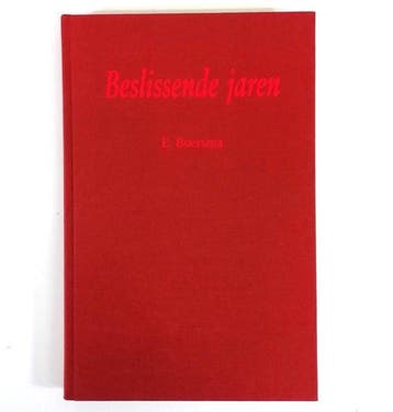Beslissende jaren - Boersma, Verzenden