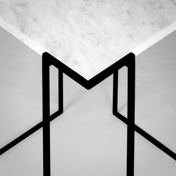 DFlab Studio - Bijzettafel - GravitY - Carrara-marmer,