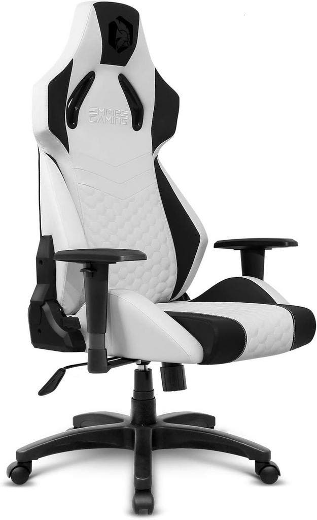 Empire Gaming Racing 900 Wit | Tweede kansje | OP = OP, Huis en Inrichting, Bureaustoelen, Ergonomisch, Wit, Gebruikt, Bureaustoel