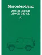 1984 MERCEDES BENZ G KLASSE BROCHURE DUITS, Nieuw