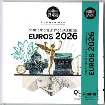 Coffrets Brillant Universel France Frankreich Euro munten..., Verzenden