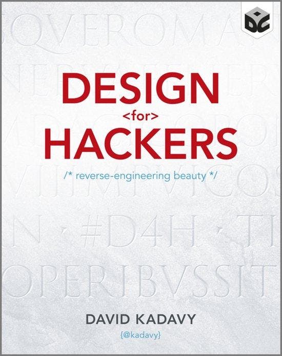 Design For Hackers 9781119998952 David Kadavy, Livres, Langue | Anglais, Envoi