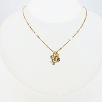 Collier - 14 carats Or jaune Diamant (Naturelle) - Saffier