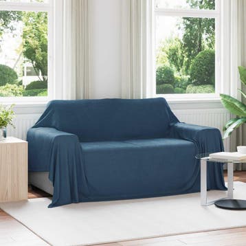 vidaXL Dekentjes 6 st Marineblauw 280 x 210 cm 4.74 kg, Verzenden, Nieuw