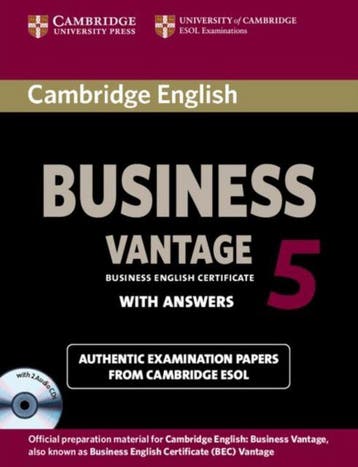 Camb English Busi 5 Vantage Self-study 9781107606937, Verzenden, Cambridge ESOL