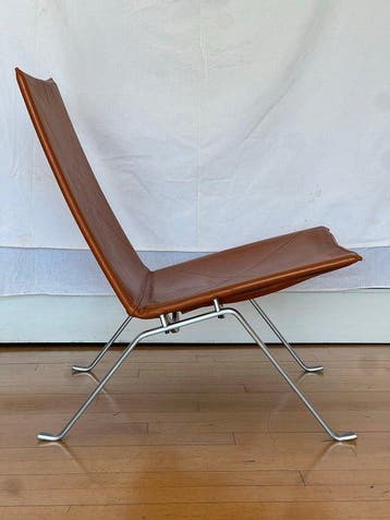 Fritz Hansen - Poul Kjaerholm - Chaise - Acier, Cuir - PK22