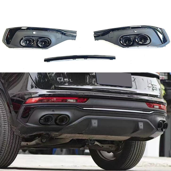 Carnamics Diffuser | Audi Q5 Sportback 21- 5-d | S-Line zwar, Auto-onderdelen, Carrosserie, Nieuw, Verzenden