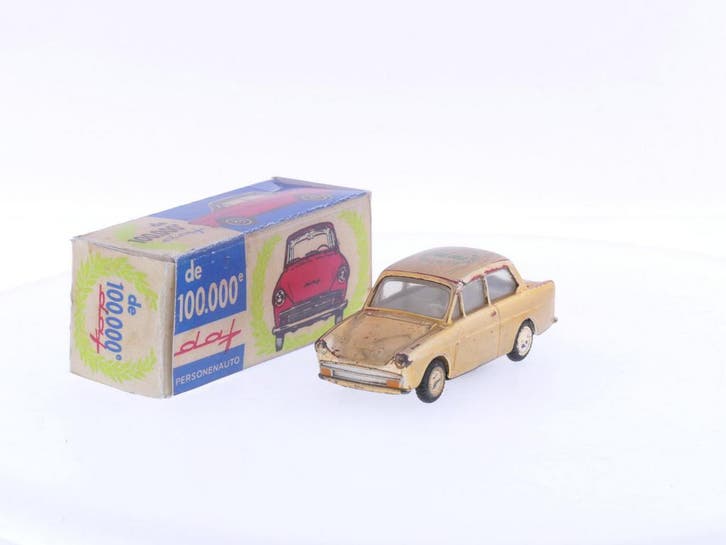 Schaal 1:50 DAF MUS638 2800 Lion Car Daffodil 100.000ste..., Hobby en Vrije tijd, Modelauto's | 1:50, Gebruikt, Ophalen of Verzenden