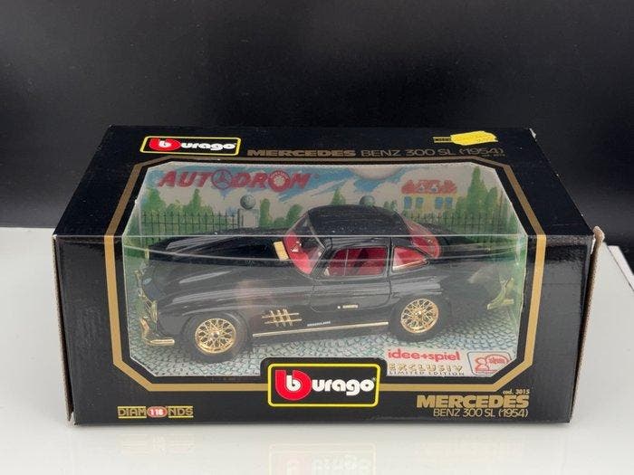 Bburago Diamonds 1:18 - Modelauto - 1954 Mercedes-Benz 300, Hobby en Vrije tijd, Modelauto's | 1:5 tot 1:12