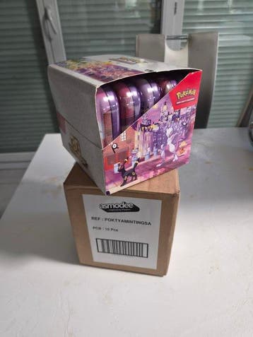 Pokémon - 10 Box - Boîtes métal Pokémon, Hobby en Vrije tijd, Nieuw