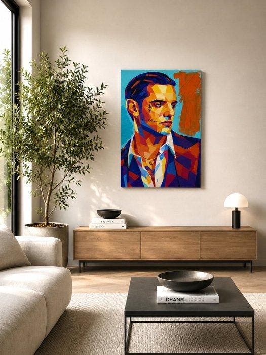 Azzurra Lo Bello - Achille Lauro – Iconic italian Pop singer, Antiek en Kunst, Kunst | Designobjecten