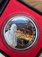 Togo. 100 Francs 2014 Papst Franziskusa Trip to Holy Land -