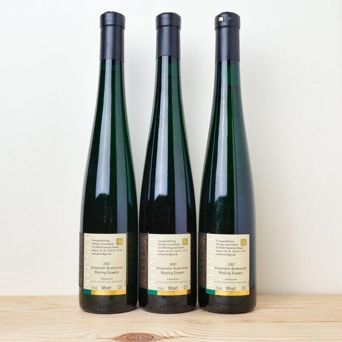 2007 Anita Scholer - Moezel Eiswein - 3 Jennies (0.5L), Verzamelen, Wijnen