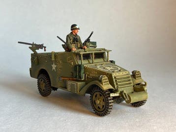 King & Country - Militaire miniatuur beeldjes - M3A1, Nieuw