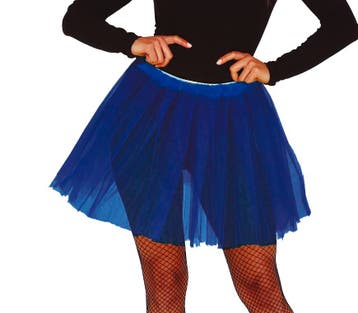 Donkerblauwe Tutu 40cm, Verzenden, Nieuw