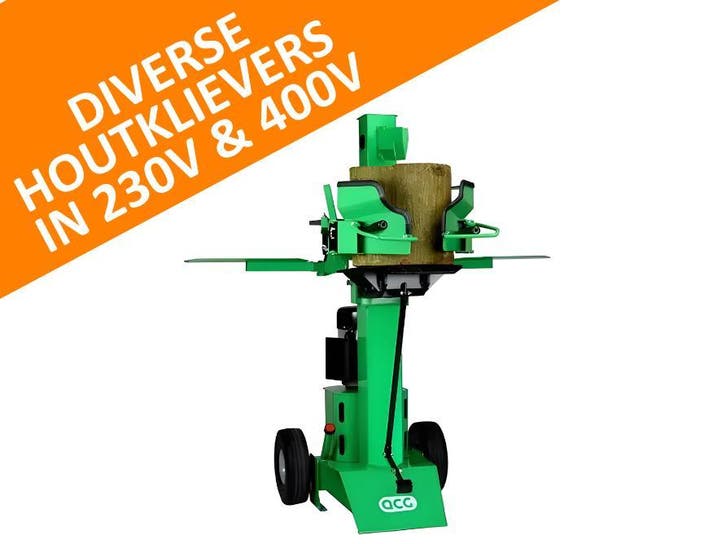 Houtkliever, kliefmachine, kliever, blokken van 60+cm! | ACG, Jardin & Terrasse, Fendeuses, Enlèvement ou Envoi