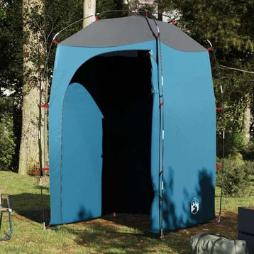 vidaXL Douchetent waterdicht blauw, Verzenden