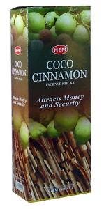 HEM Wierook - Coco Cinnamon - Slof / Voordeelbox (6 Pakje..., Ophalen of Verzenden