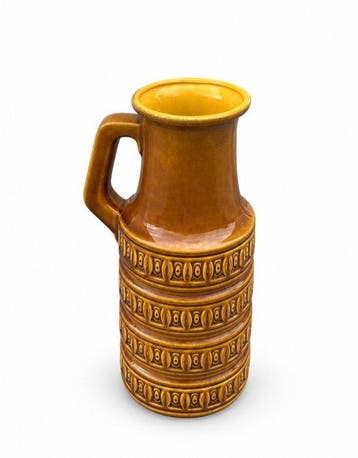 Scheurich - Vaas - H. 40 cm - Keramiek - West Germany “Inka”, Antiek en Kunst