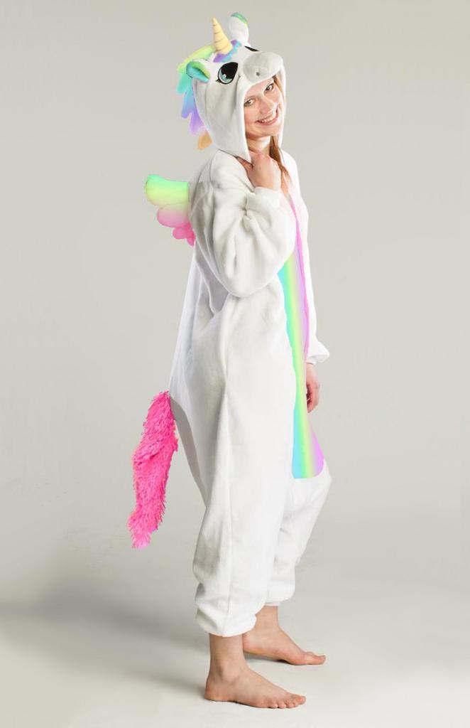 Onesie Regenboog Pegasus Pak M-L of 170-176 Eenhoornpak Kost, Kleding | Dames, Carnavalskleding en Feestkleding, Nieuw, Ophalen of Verzenden