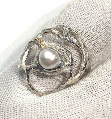 Zonder minimumprijs - Ale Jewels - Ring - 18 karaat Zilver,