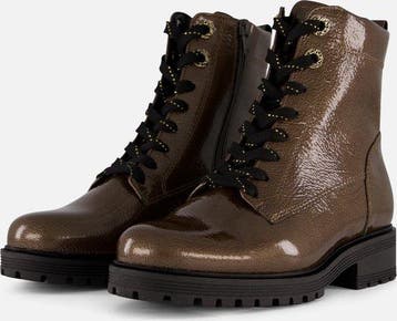 Gabor Veterboots bruin Synthetisch - Maat 41 (Damesschoenen), Verzenden