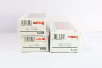 Märklin H0 - 46903/47262 - Wagon de marchandises pour trains