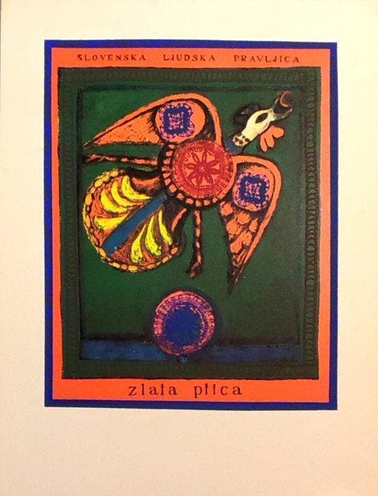 Tomaž Kržišnik (1943-2023) - Zlata ptica, Antiquités & Art, Antiquités | Autres Antiquités